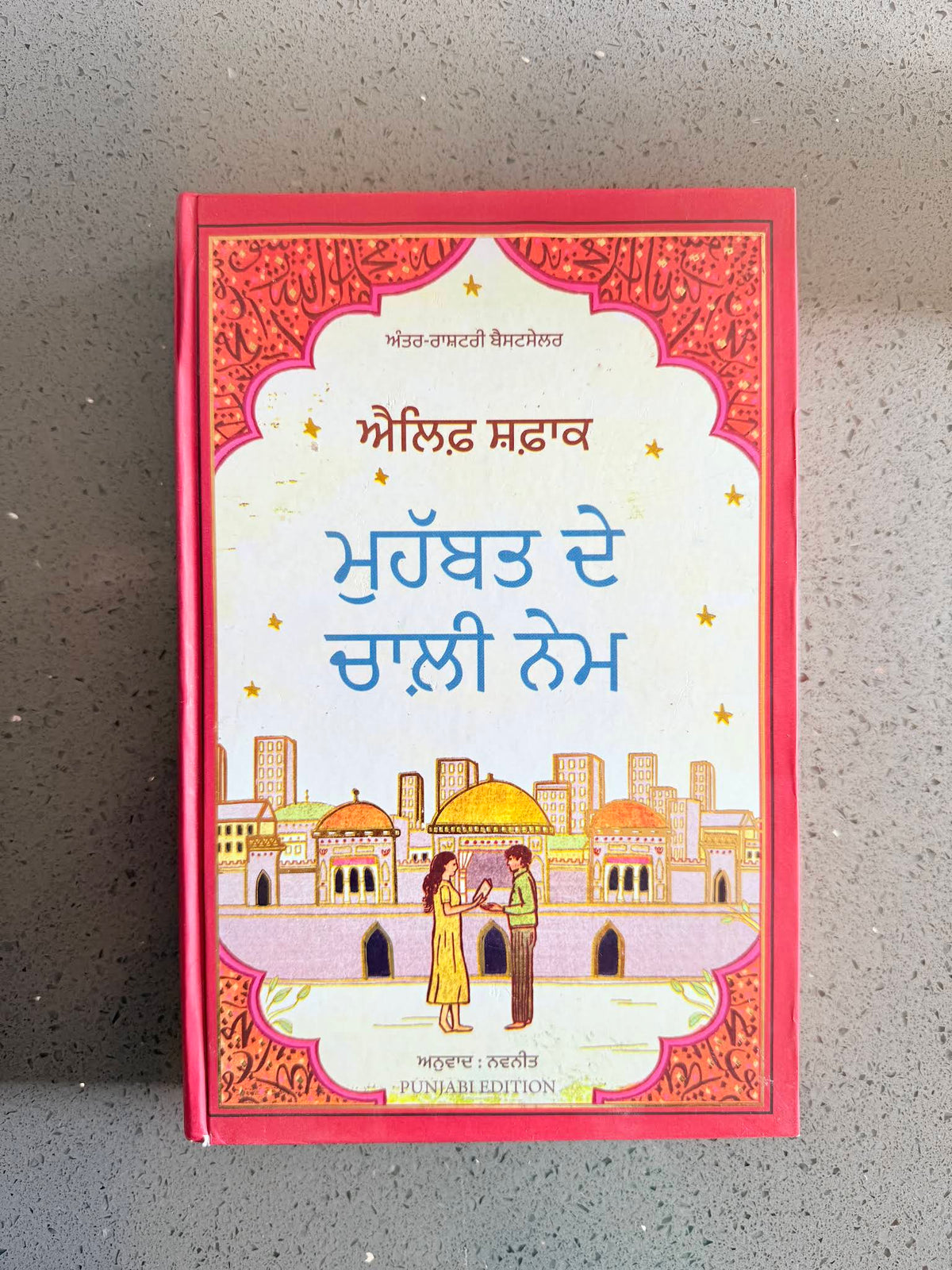 Muhabbat De Chaali Nem (The Forty Rules of Love) – Elif Shafak – ਮੁਹੱਬਤ ਦੇ ਚਾਲ਼ੀ ਨੇਮ – book cover